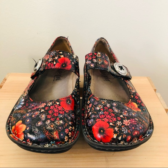 Algeria by PG Lite Paloma Mary Jane Floral Size 34 4/4.5 - Picture 6 of 8